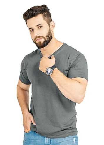 Best Quality Plain Short Sleeve Round Neck Basic T-shirt for Men/Boys 